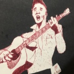 Elvis (ink drawing)