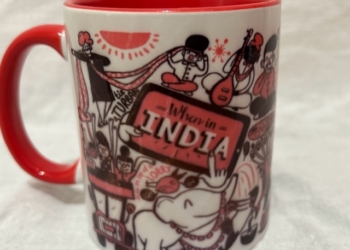 When in India Coffee Cup